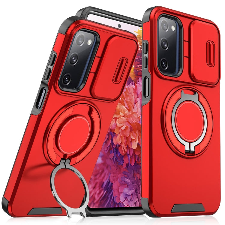 For Samsung Galaxy S20 FE Sliding Camshield Ring Holder Phone Case