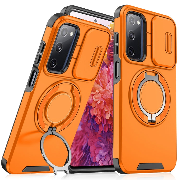 For Samsung Galaxy S20 FE Sliding Camshield Ring Holder Phone Case