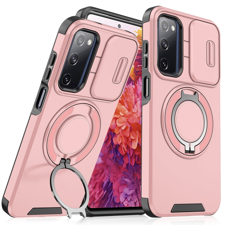 For Samsung Galaxy S20 FE Sliding Camshield Ring Holder Phone Case