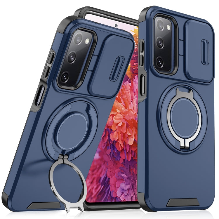 For Samsung Galaxy S20 FE Sliding Camshield Ring Holder Phone Case