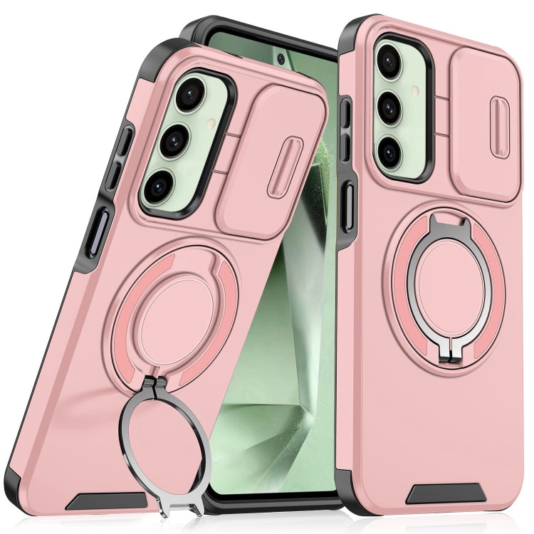 For Samsung Galaxy S24 FE 5G Sliding Camshield Ring Holder Phone Case