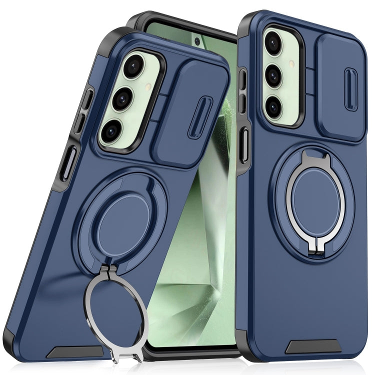 For Samsung Galaxy S24 FE 5G Sliding Camshield Ring Holder Phone Case