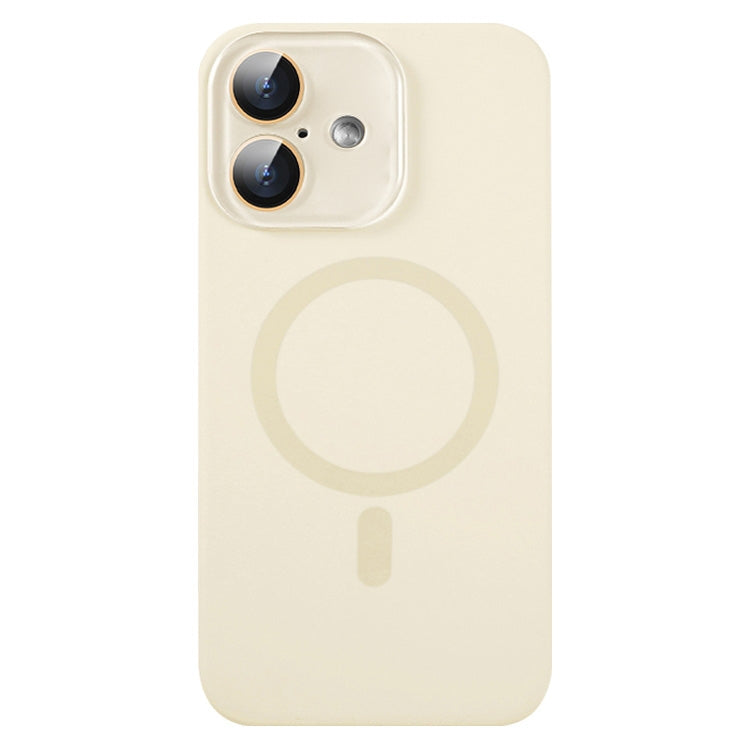 For iPhone 16 Liquid Silicone MagSafe Full Coverage Phone Case with Lens Film