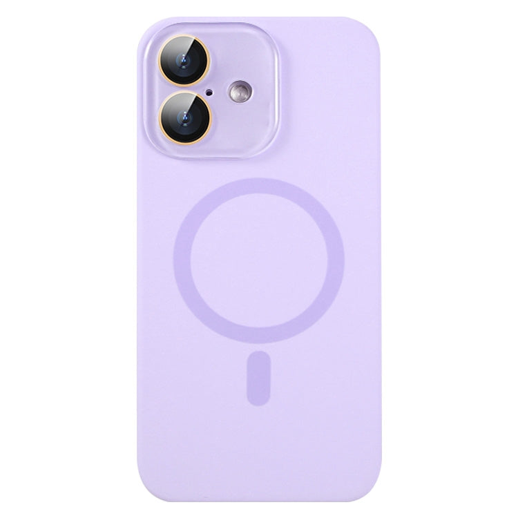 For iPhone 16 Liquid Silicone MagSafe Full Coverage Phone Case with Lens Film