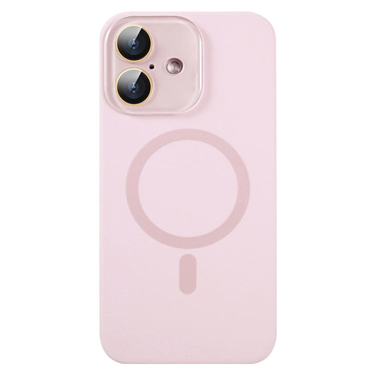 For iPhone 16 Liquid Silicone MagSafe Full Coverage Phone Case with Lens Film