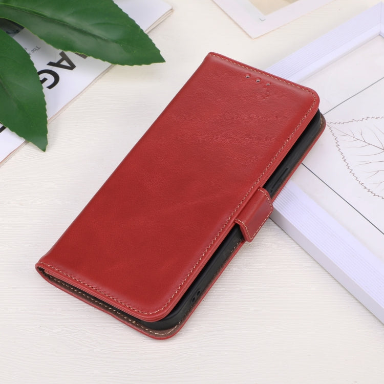 For Sony Xperia 10 VI Magnetic Crazy Horse Texture Genuine Leather RFID Phone Case