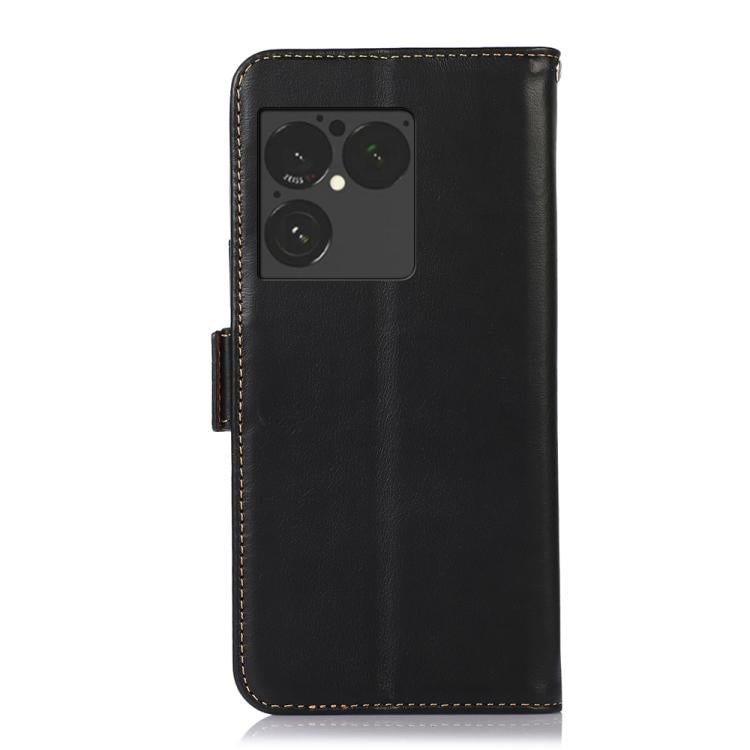 For Sony Xperia 1 VIII Magnetic Crazy Horse Texture Genuine Leather RFID Phone Case
