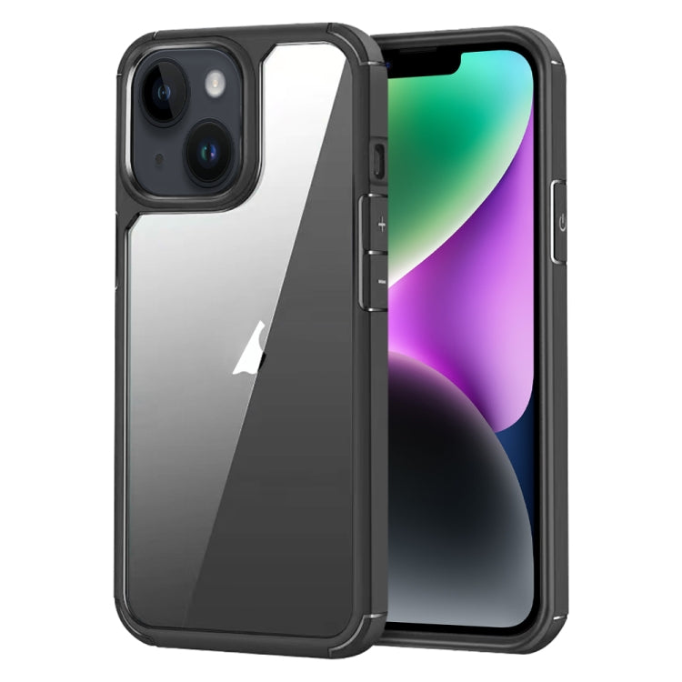 For iPhone 14 Plus Acrylic+TPU Transparent Shockproof Phone Case