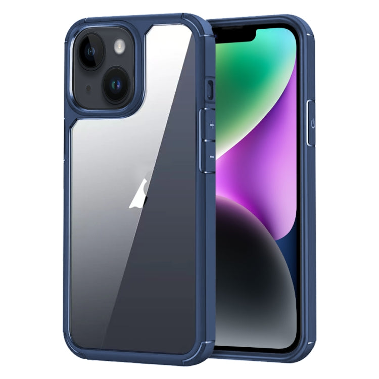 For iPhone 14 Plus Acrylic+TPU Transparent Shockproof Phone Case