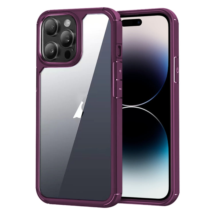 For iPhone 14 Pro Acrylic+TPU Transparent Shockproof Phone Case