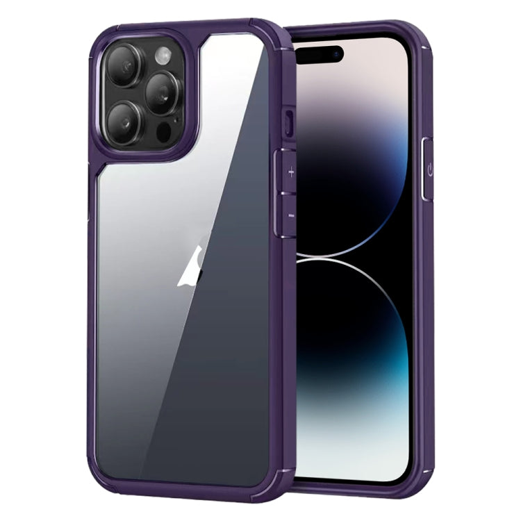 For iPhone 14 Pro Acrylic+TPU Transparent Shockproof Phone Case