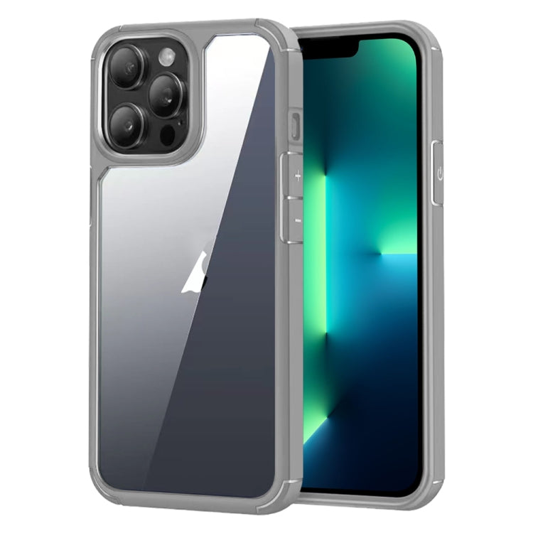 For iPhone 13 Pro Acrylic+TPU Transparent Shockproof Phone Case