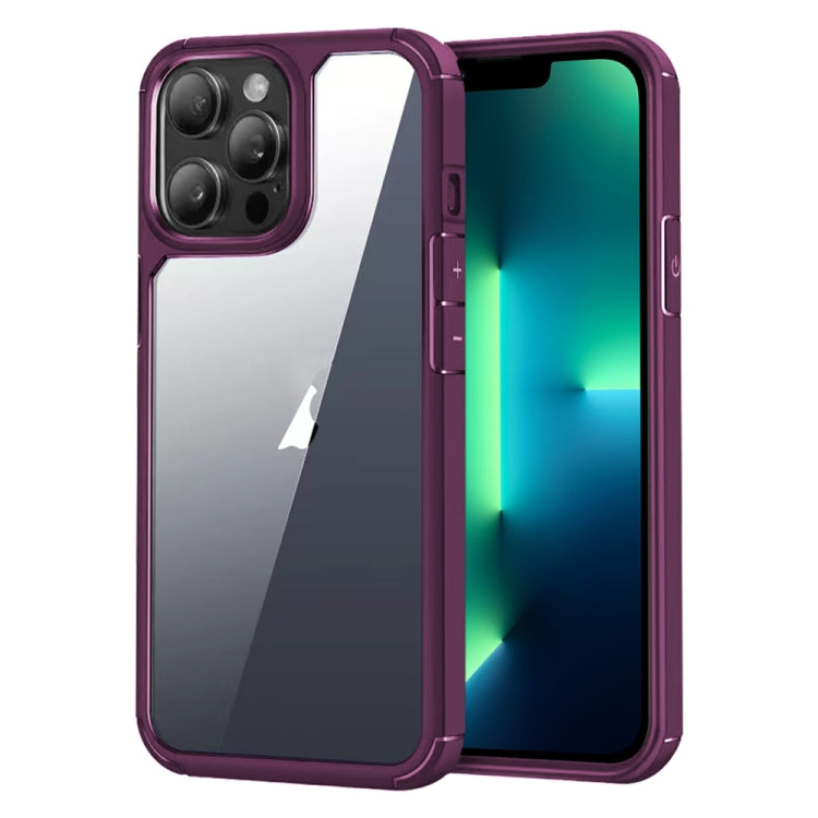 For iPhone 13 Pro Acrylic+TPU Transparent Shockproof Phone Case