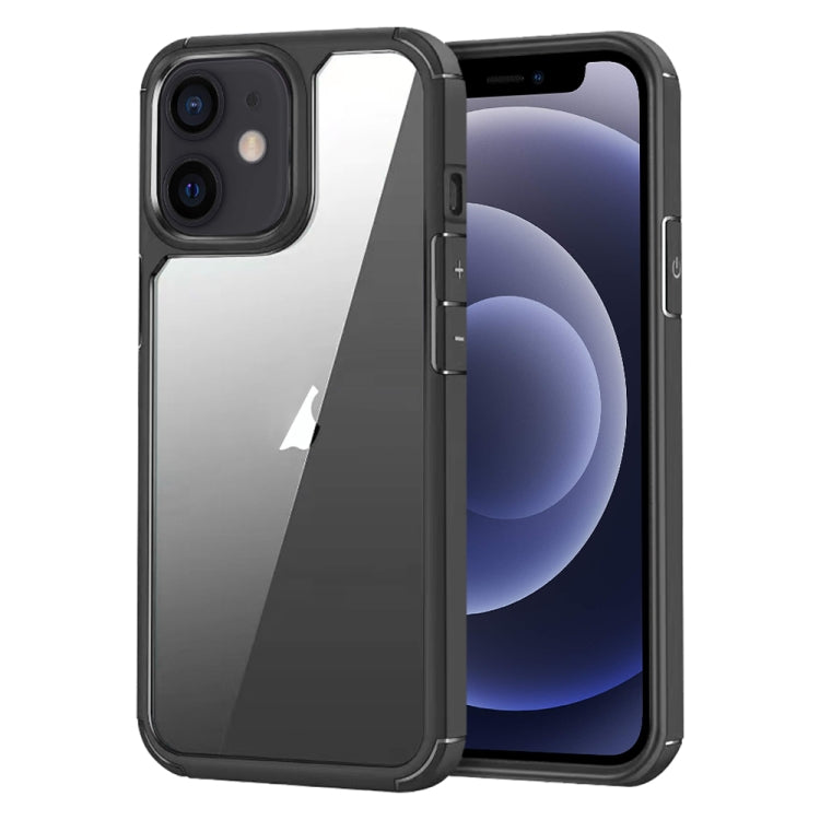 For iPhone 12 Acrylic+TPU Transparent Shockproof Phone Case