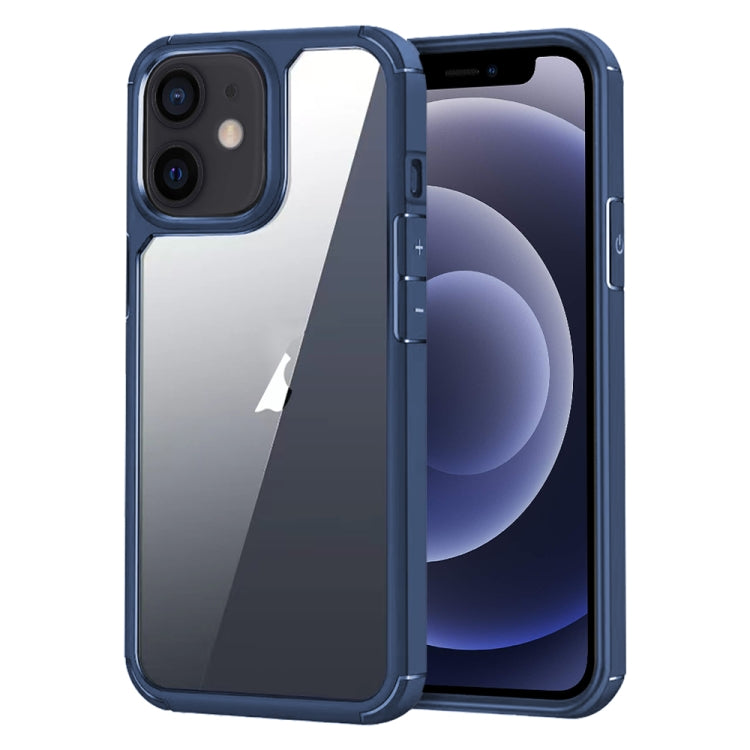For iPhone 12 Acrylic+TPU Transparent Shockproof Phone Case