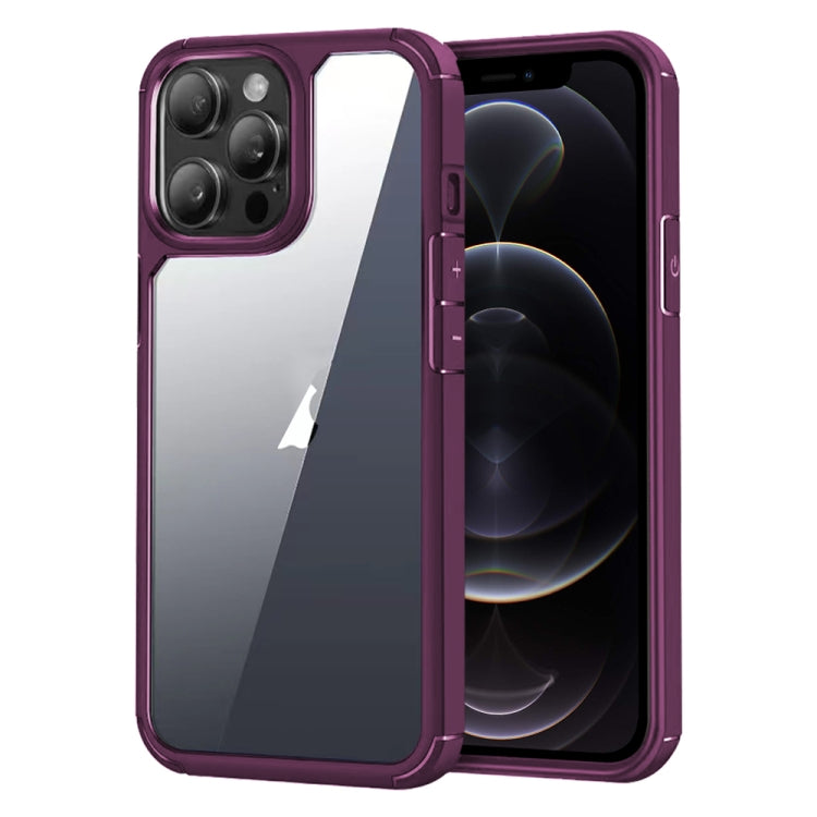 For iPhone 12 Pro Acrylic+TPU Transparent Shockproof Phone Case