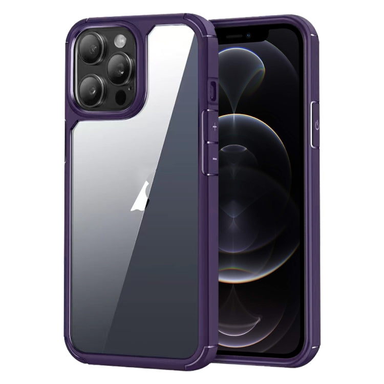 For iPhone 12 Pro Acrylic+TPU Transparent Shockproof Phone Case