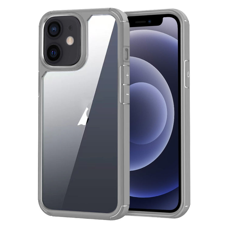 For iPhone 12 mini Acrylic+TPU Transparent Shockproof Phone Case