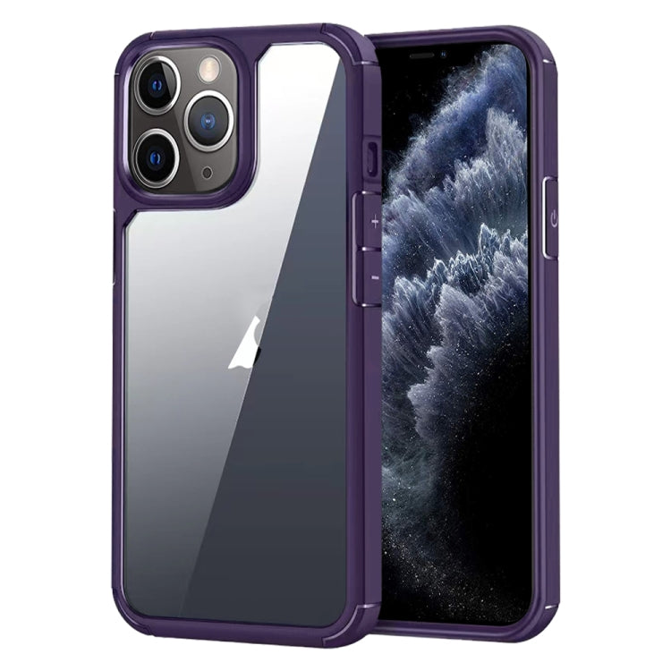 For iPhone 11 Pro Acrylic+TPU Transparent Shockproof Phone Case