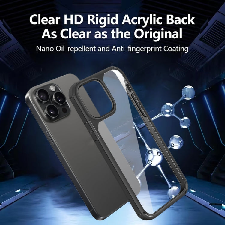 For iPhone 12 Acrylic+TPU Transparent Shockproof Phone Case
