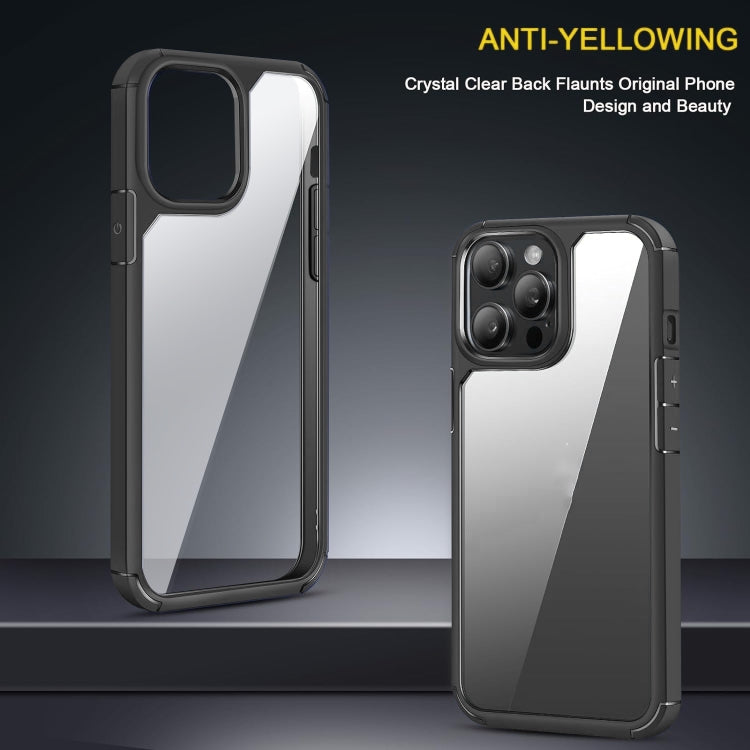 For iPhone 13 Pro Acrylic+TPU Transparent Shockproof Phone Case