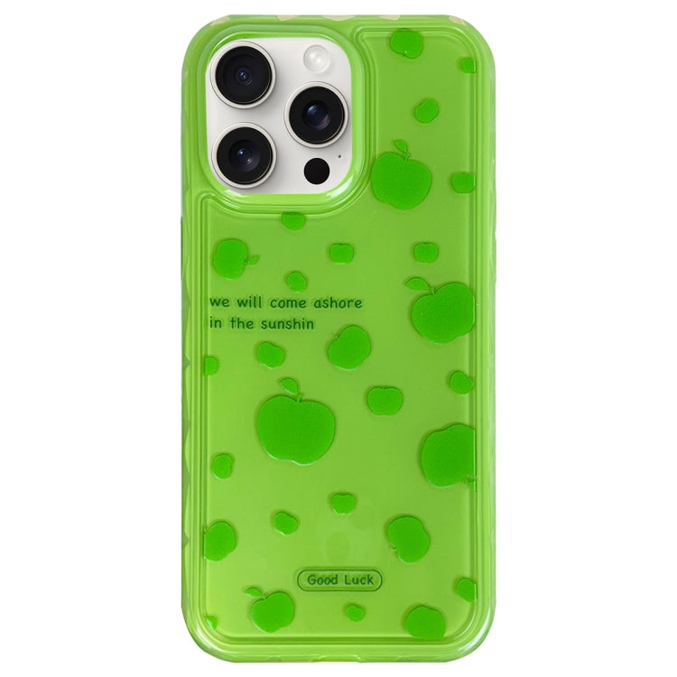 For iPhone 15 Pro Creative Edge Small Fresh Pattern TPU + PC Phone Case