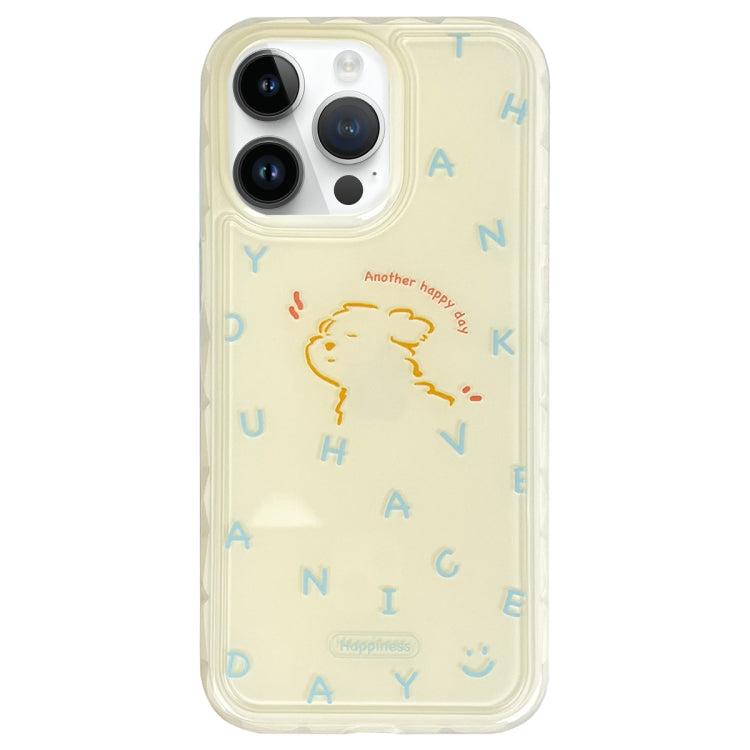 For iPhone 14 Pro Creative Edge Small Fresh Pattern TPU + PC Phone Case