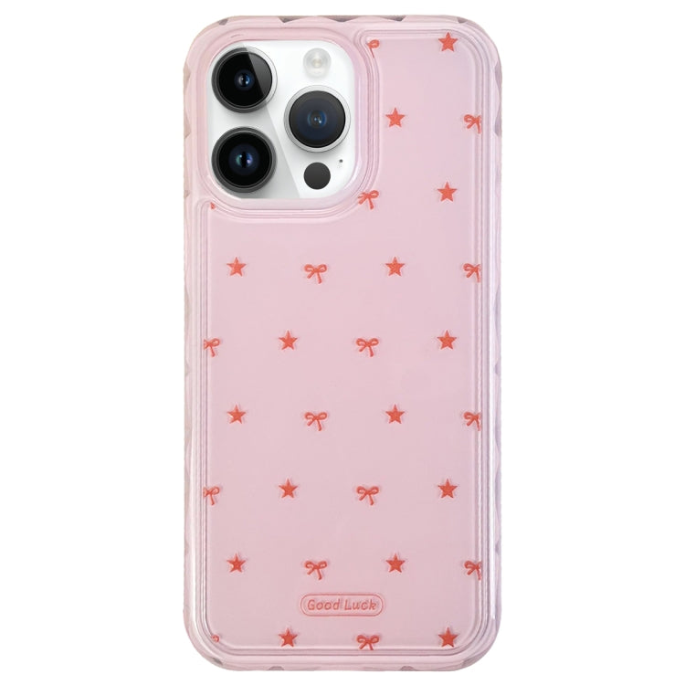 For iPhone 14 Pro Creative Edge Small Fresh Pattern TPU + PC Phone Case