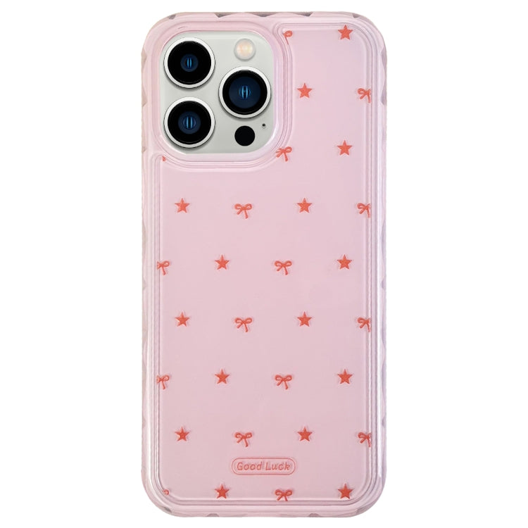 For iPhone 13 Pro Max Creative Edge Small Fresh Pattern TPU + PC Phone Case