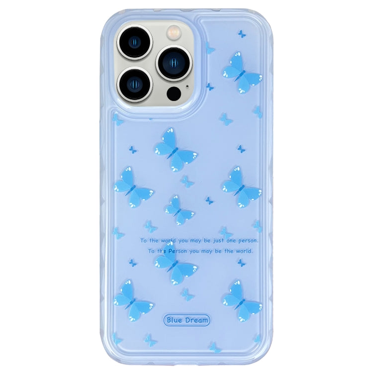 For iPhone 13 Pro Max Creative Edge Small Fresh Pattern TPU + PC Phone Case