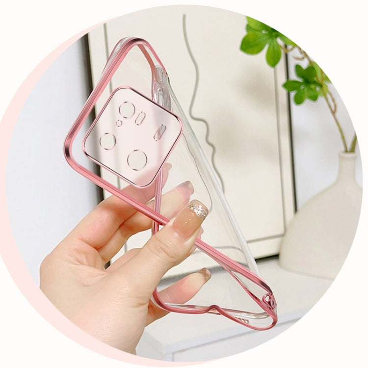 For Xiaomi 13 Pro Plated Gradient Glitter Butterfly Holder TPU Phone Case