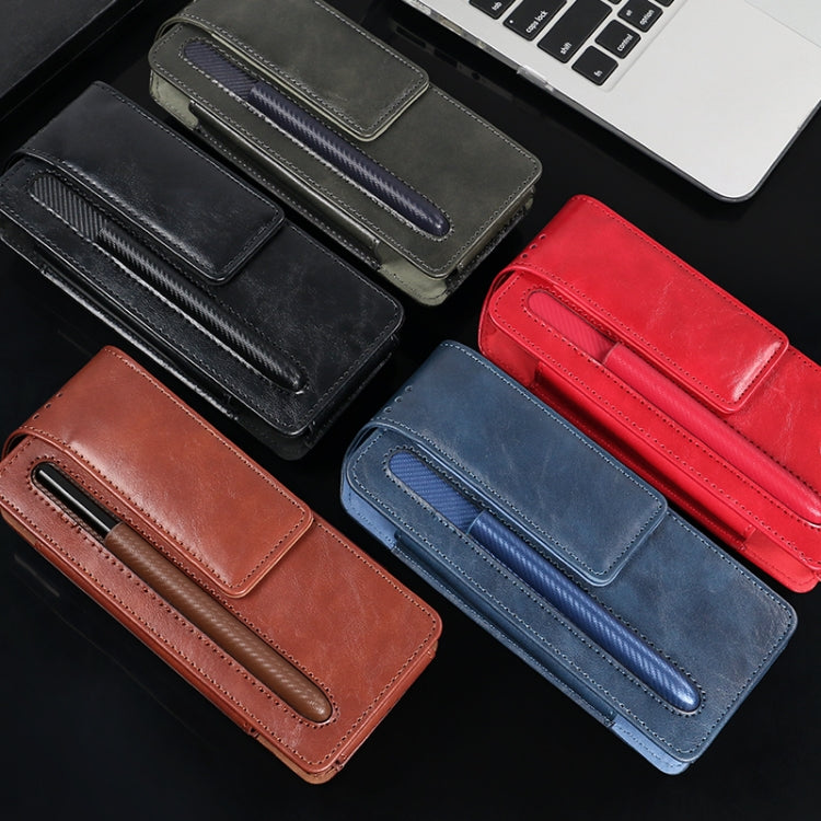 For Samsung Galaxy Z Fold 3 / 4 / 5 / 6 VIETAO Retro Thinking Series PU Shockproof Phone Bag, Without Pen