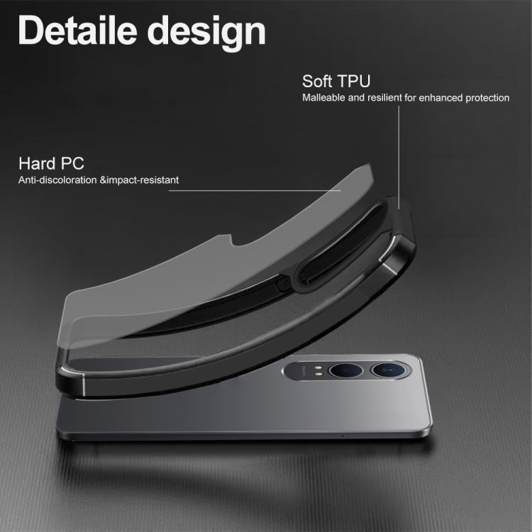 For OnePlus Nord CE4 Lite Acrylic+TPU Transparent Shockproof Phone Case - Black