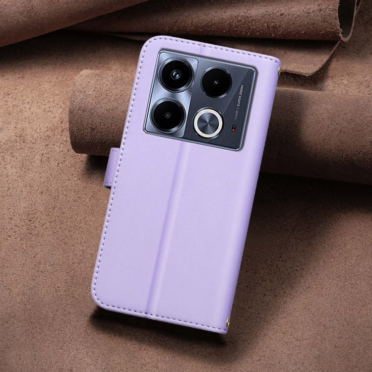 For Infinix Note 40 4G Square Texture Leather Phone Case
