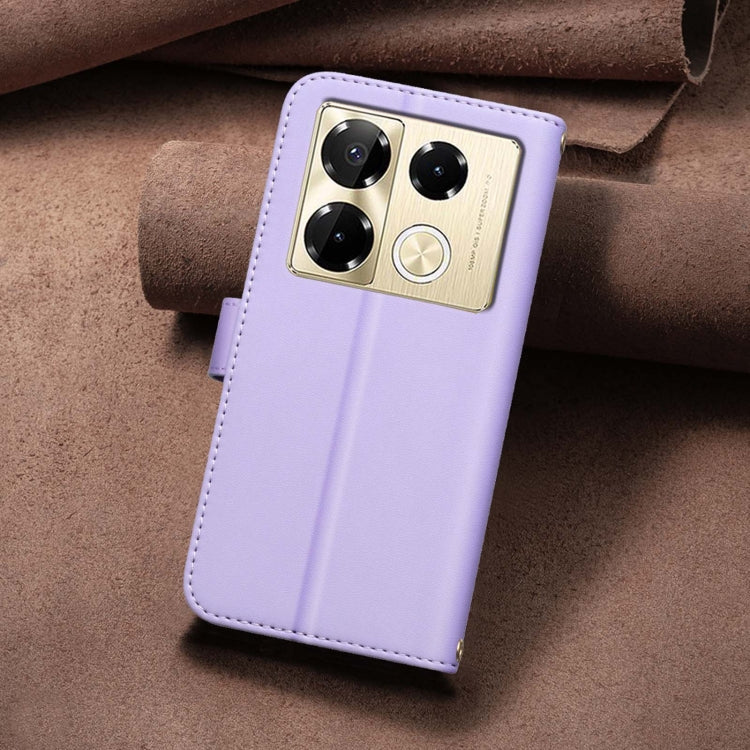 For Infinix Note 40 Pro+ 5G Square Texture Leather Phone Case