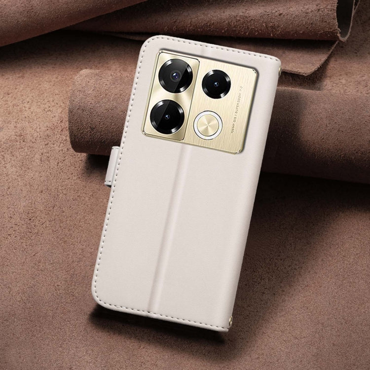 For Infinix Note 40 Pro+ 5G Square Texture Leather Phone Case