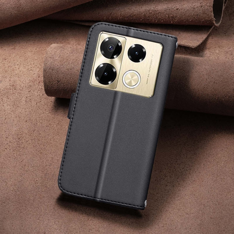 For Infinix Note 40 Pro+ 5G Square Texture Leather Phone Case
