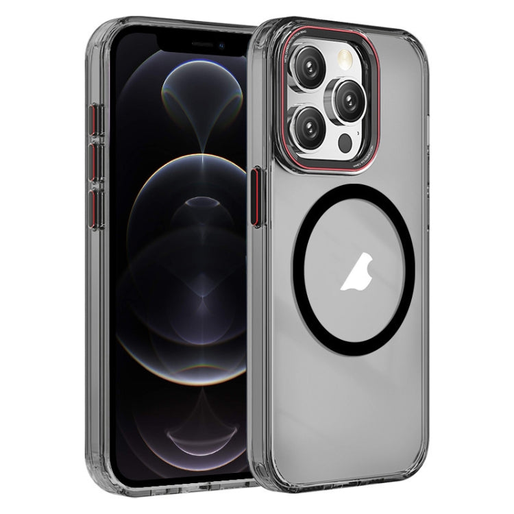 For iPhone 12 Pro Crystal TPU Hybrid PC MagSafe Phone Case