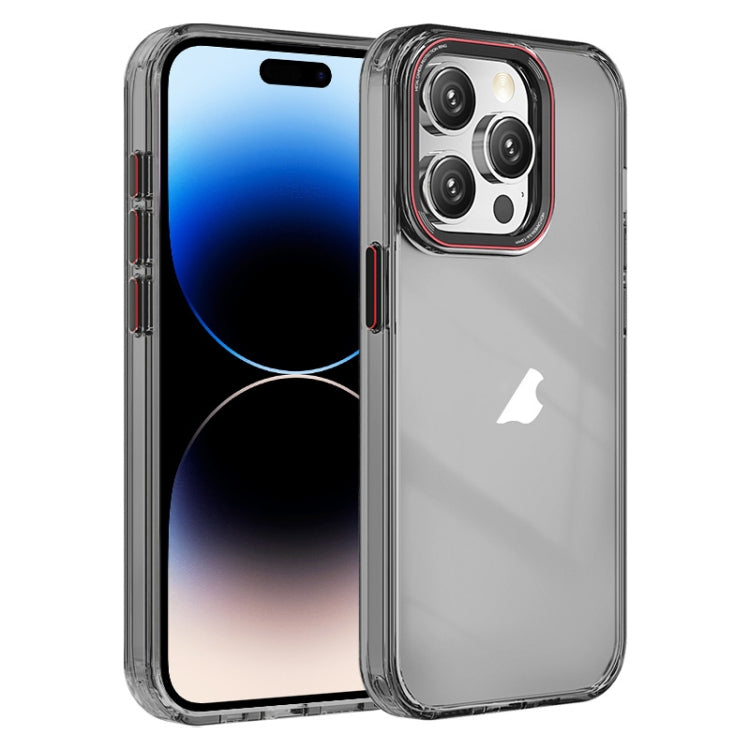 For iPhone 14 Pro Crystal TPU Hybrid PC Phone Case