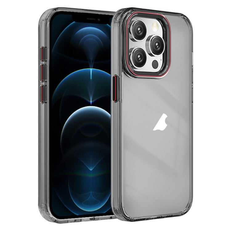 For iPhone 12 Pro Max Crystal TPU Hybrid PC Phone Case