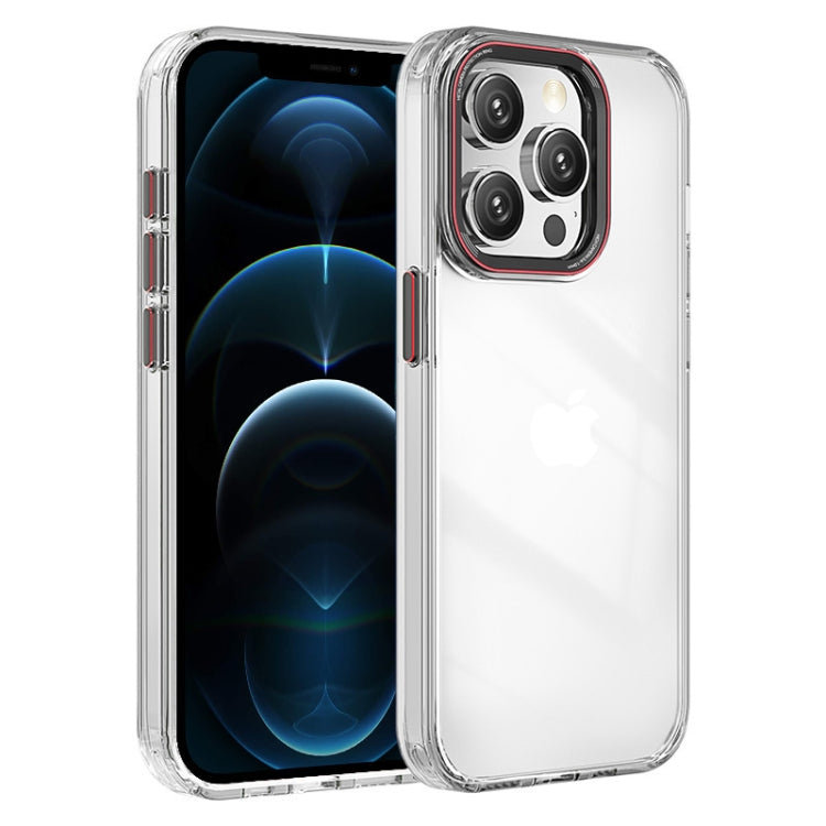 For iPhone 12 Pro Max Crystal TPU Hybrid PC Phone Case
