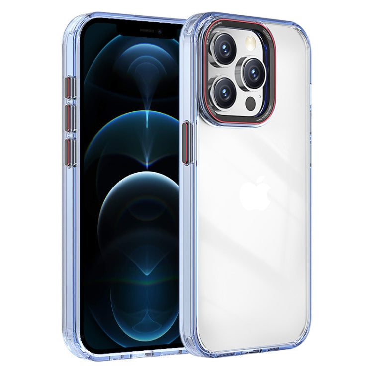 For iPhone 12 Pro Max Crystal TPU Hybrid PC Phone Case