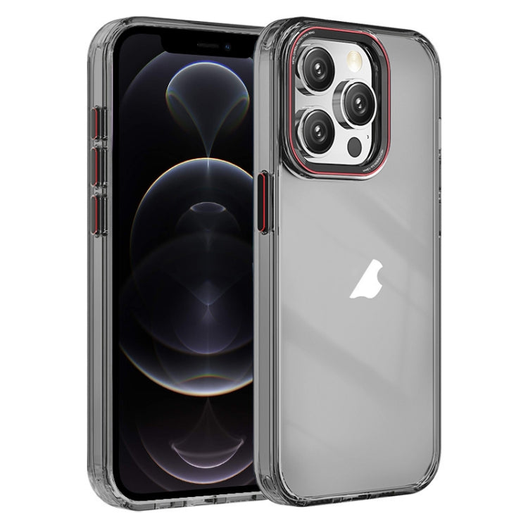 For iPhone 12 Pro Crystal TPU Hybrid PC Phone Case