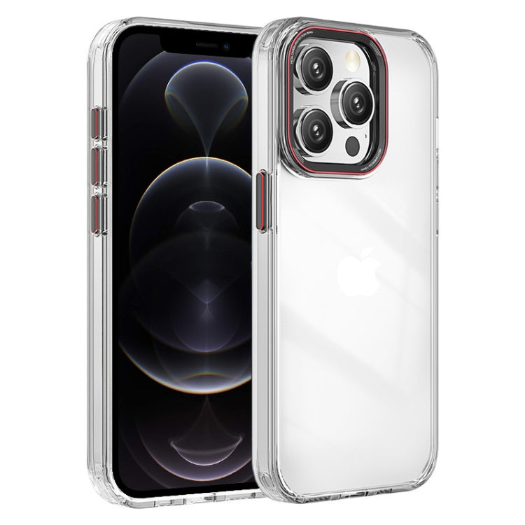 For iPhone 12 Pro Crystal TPU Hybrid PC Phone Case