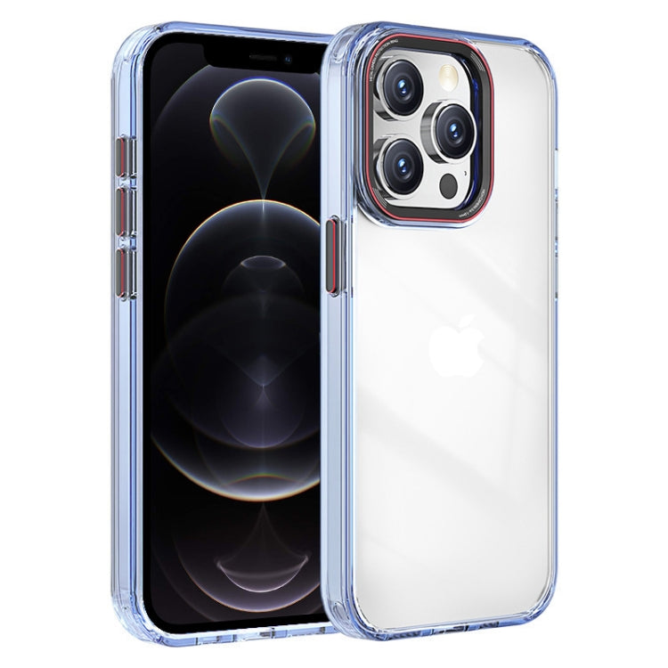 For iPhone 12 Pro Crystal TPU Hybrid PC Phone Case