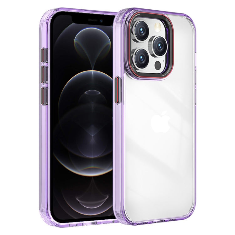 For iPhone 12 Pro Crystal TPU Hybrid PC Phone Case