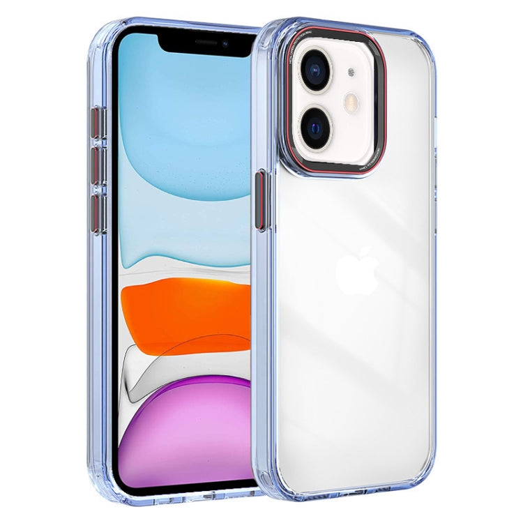 For iPhone 11 Crystal TPU Hybrid PC Phone Case