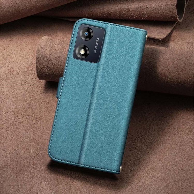 For Motorola Moto E13 4G Square Texture Leather Phone Case