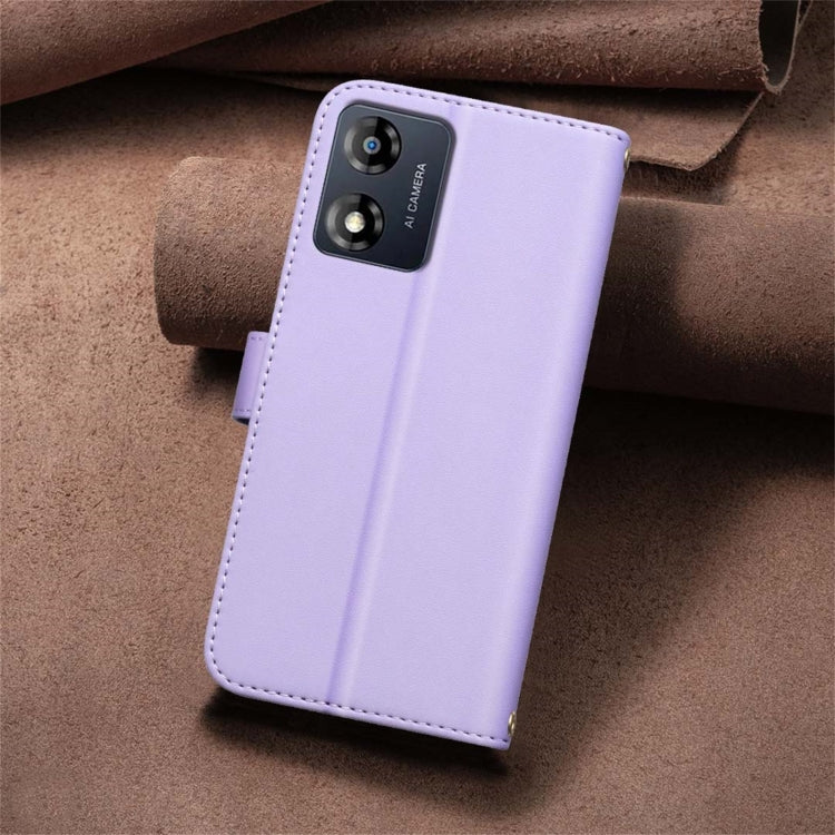 For Motorola Moto E13 4G Square Texture Leather Phone Case