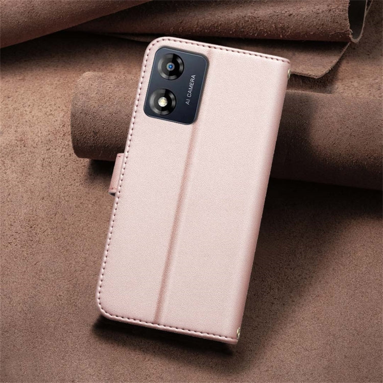 For Motorola Moto E13 4G Square Texture Leather Phone Case